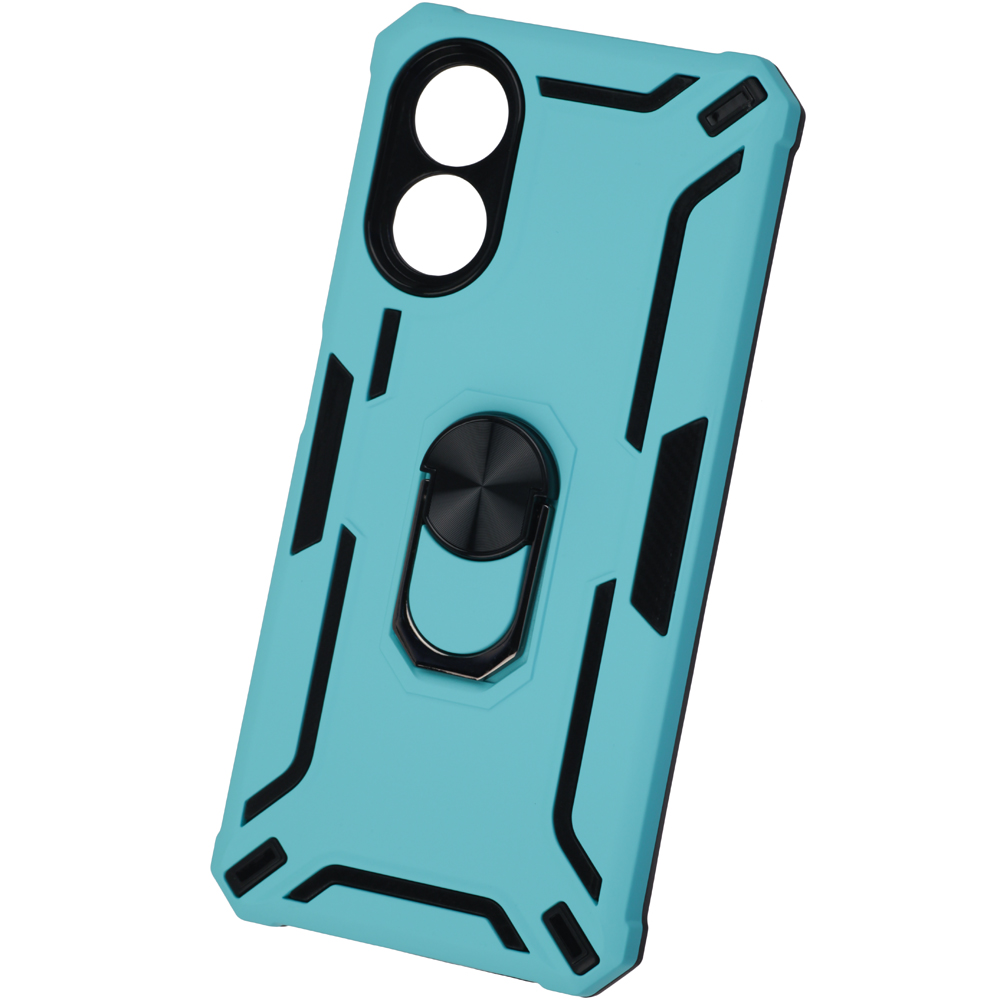 

Чехол Gresso Ring + Shock Turquoise для Oppo A17, Бирюзовый, Ring + Shock для Oppo A17