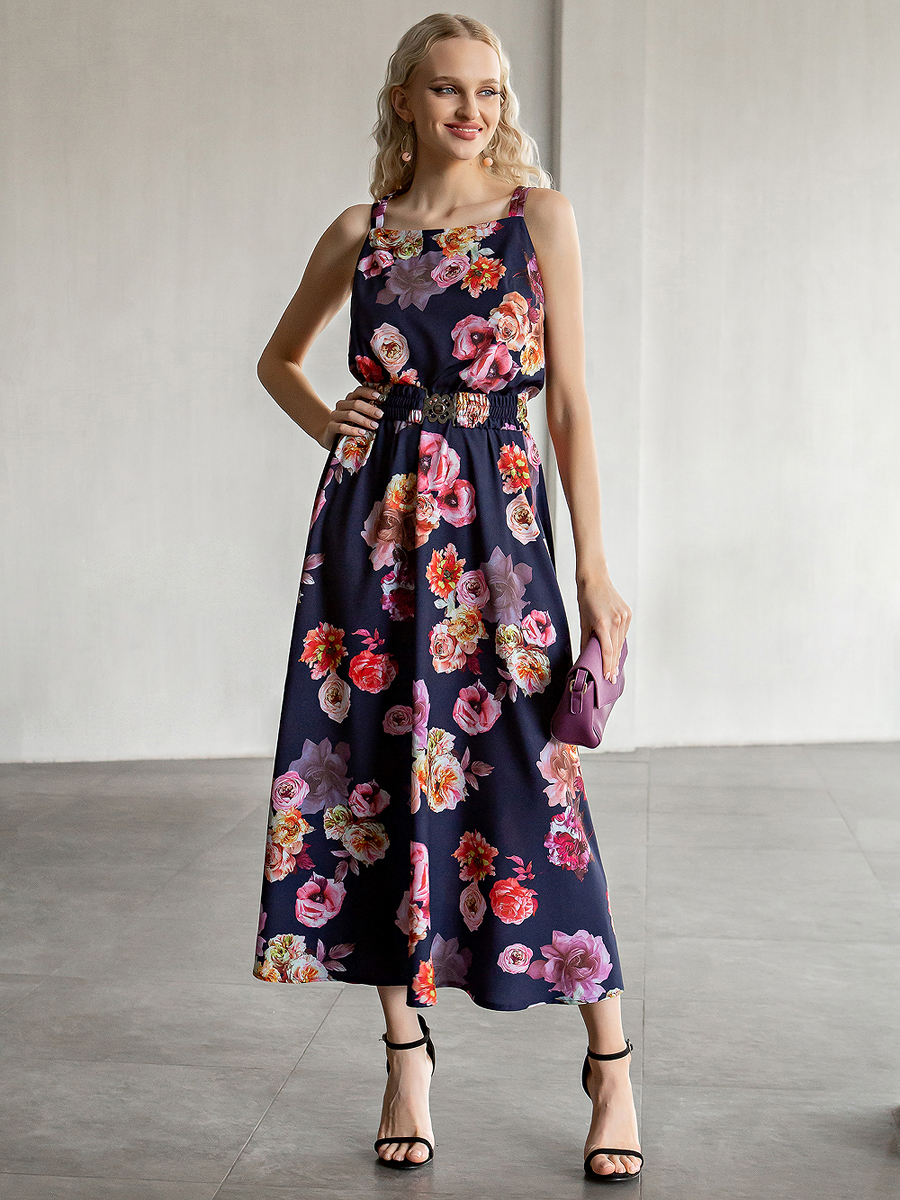 Сарафан женский Olivegrey Pl000750L(natella) синий 48 RU