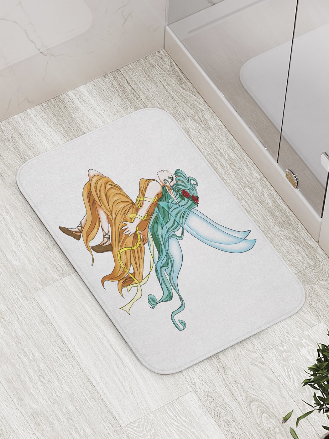 

bath_61816 Коврик противоскользящий для ванной, сауны, бассейна, 77х52 см