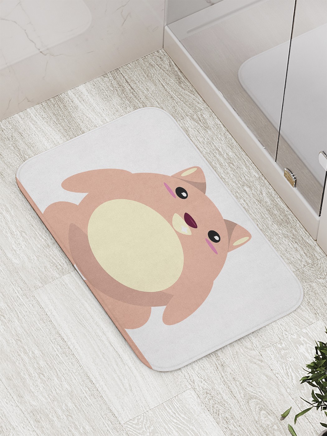

bath_61805 Коврик противоскользящий для ванной, сауны, бассейна, 77х52 см