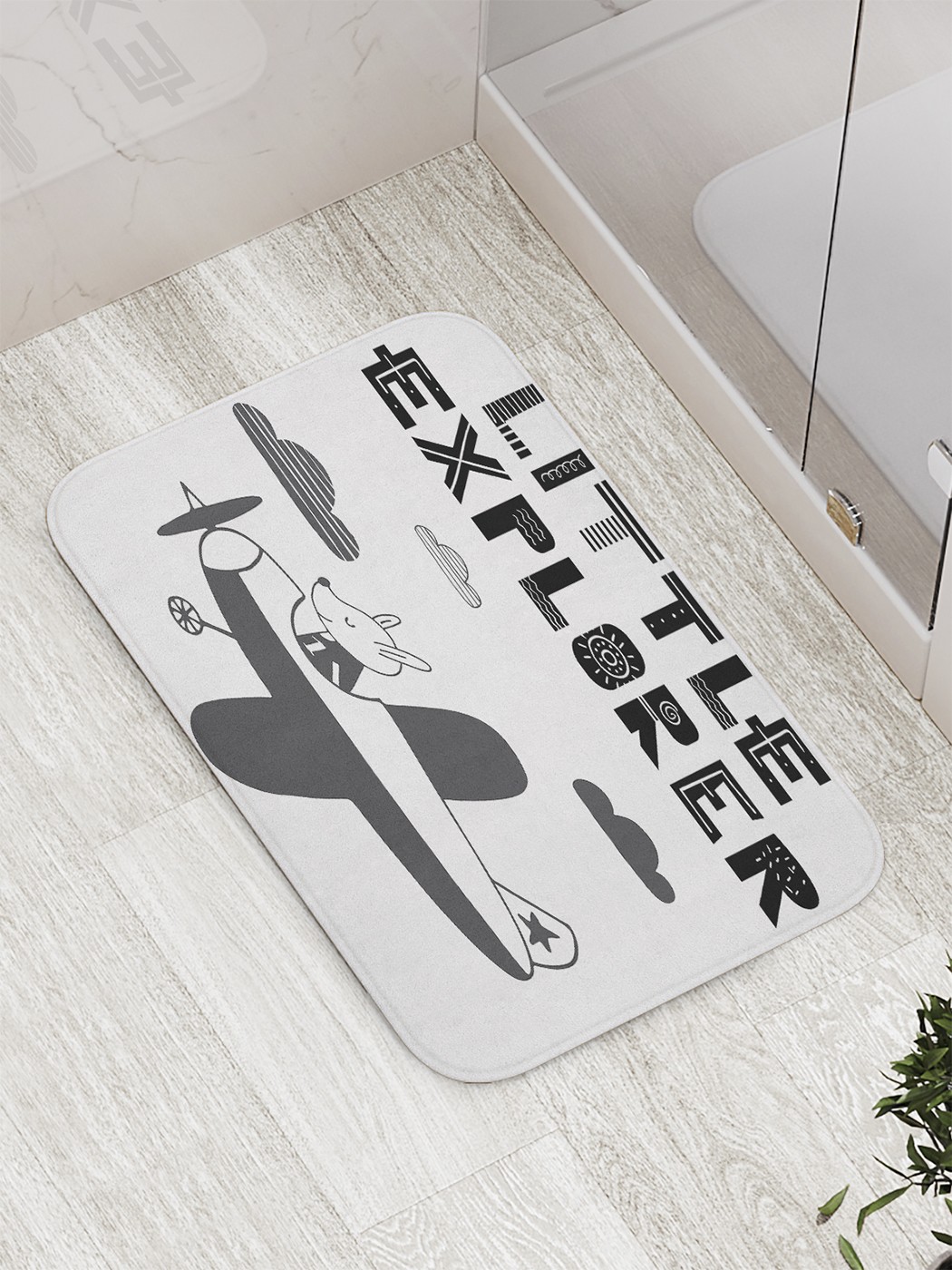 

bath_61781 Коврик противоскользящий для ванной, сауны, бассейна, 77х52 см