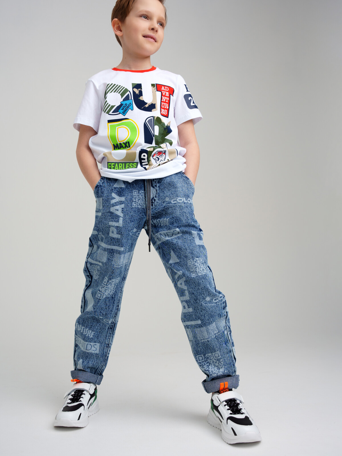 

Джинсы детские PlayToday Tween 12311113, синий, 140, 12311113
