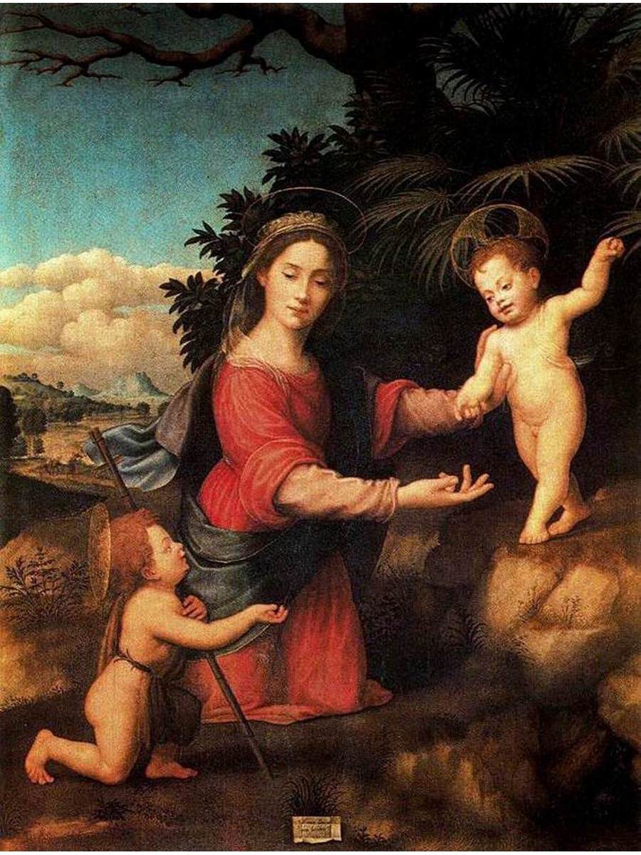 

Постер DRABS A3 Джулиано Буджардини Virgin and Child with the Infant St John the Baptist