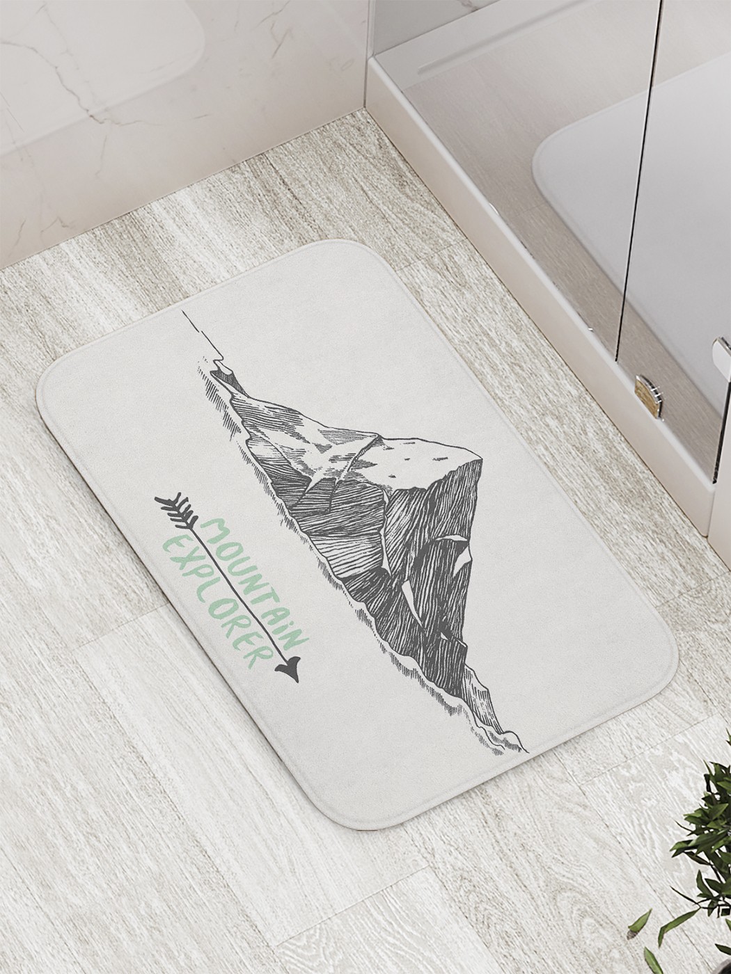 

bath_61769 Коврик противоскользящий для ванной, сауны, бассейна, 77х52 см