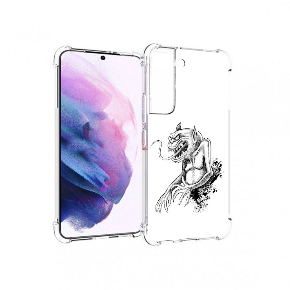 

Чехол MyPads Tocco для Samsung Galaxy S22 чорт (PT194926.508.692), Прозрачный, Tocco