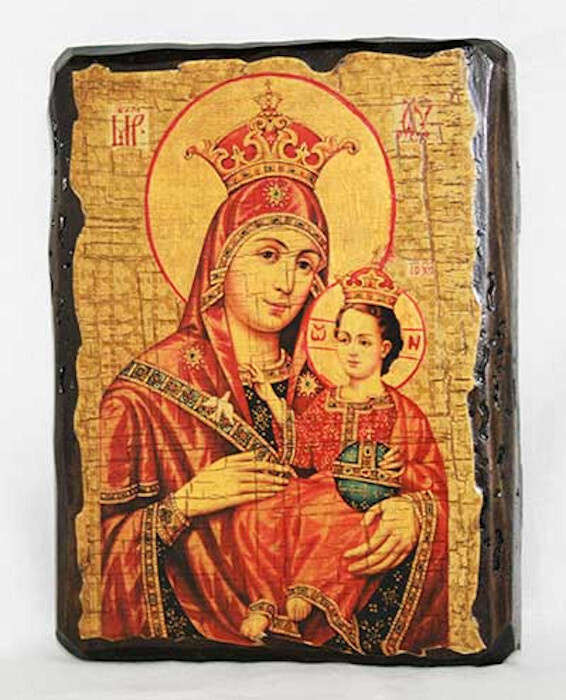 

Икона Божией Матери «Вифлеемская» под старину, на дереве /50039