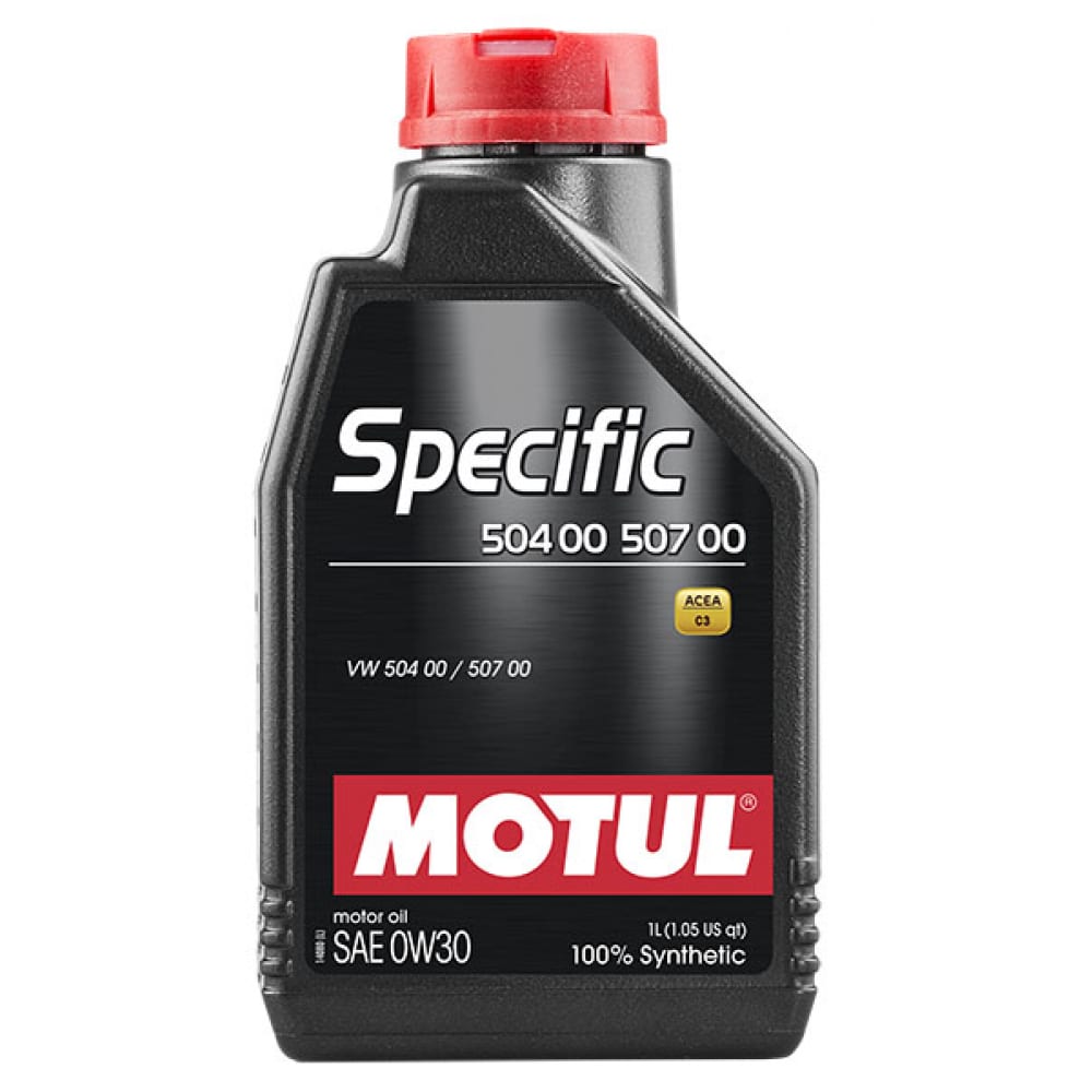 фото Motul синтетическое масло specific 504 00 507 00 0w30 1л 107049