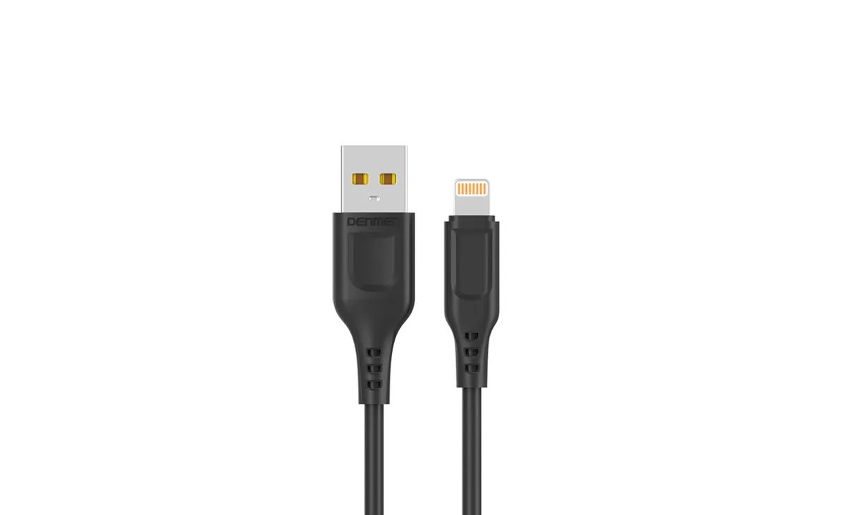 Кабель для айфона/iphone/ipad/ipod Lightning для быстрой зарядки, 2.4А, 1м, черный