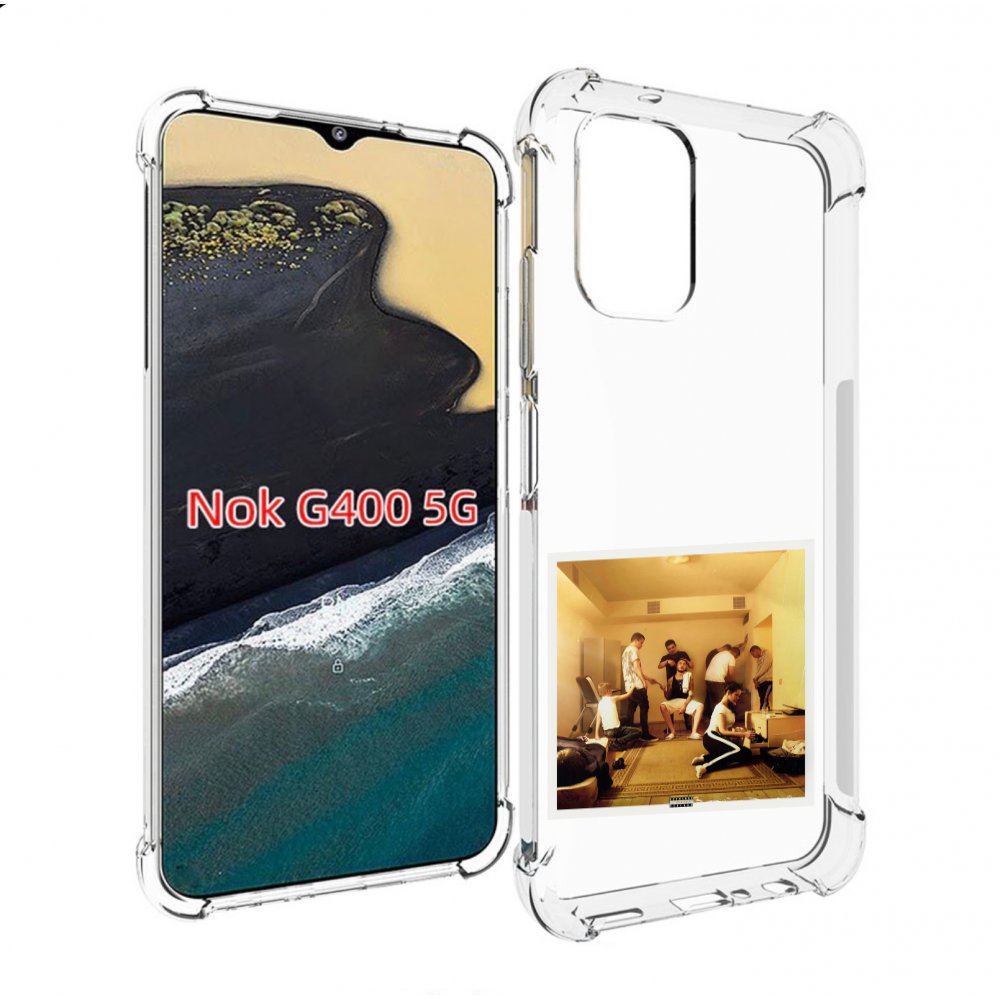 

Чехол MyPads Уроборос Скриптонит улица 36 для Nokia G400 5G, Прозрачный, Tocco
