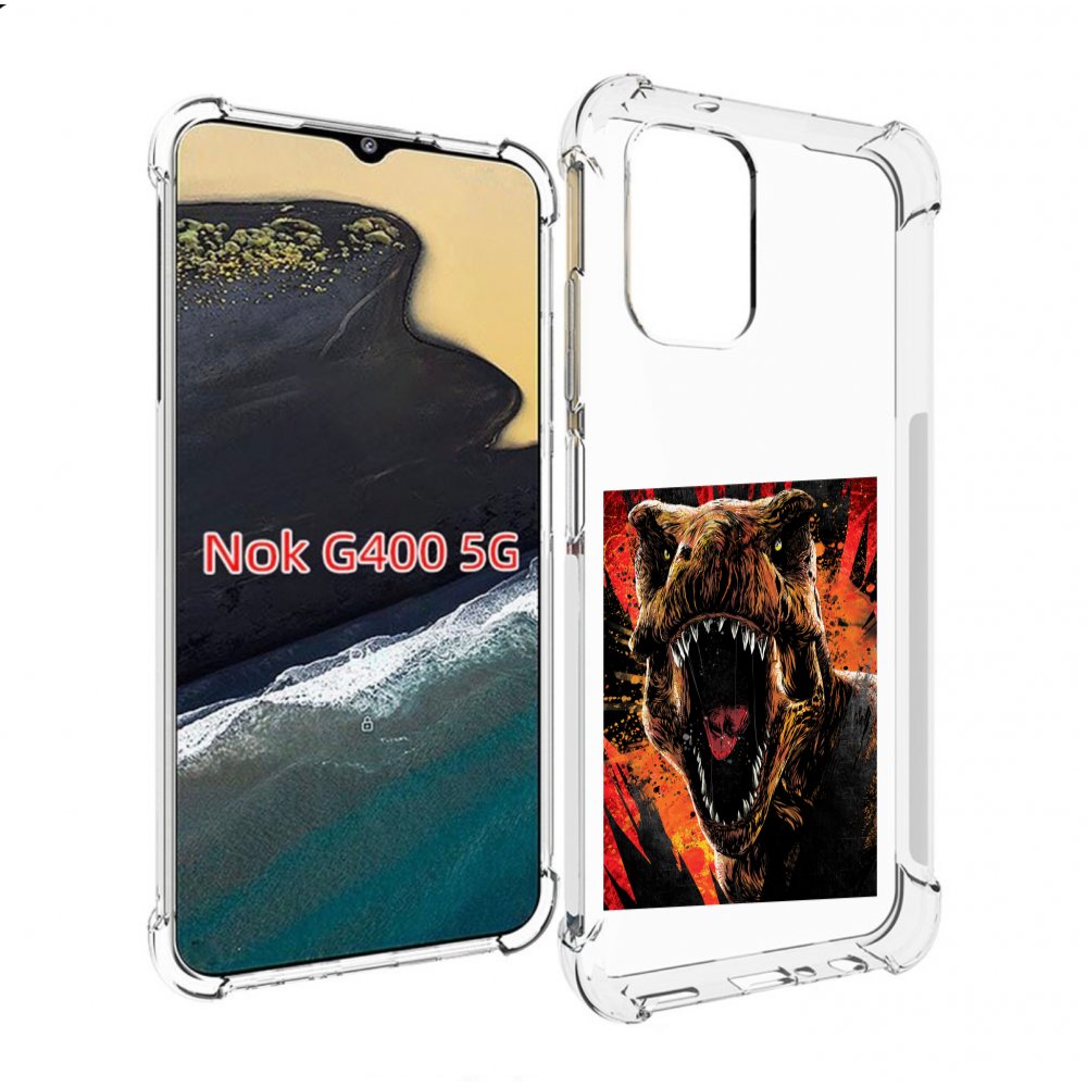 

Чехол MyPads Тиранозавр для Nokia G400 5G, Прозрачный, Tocco