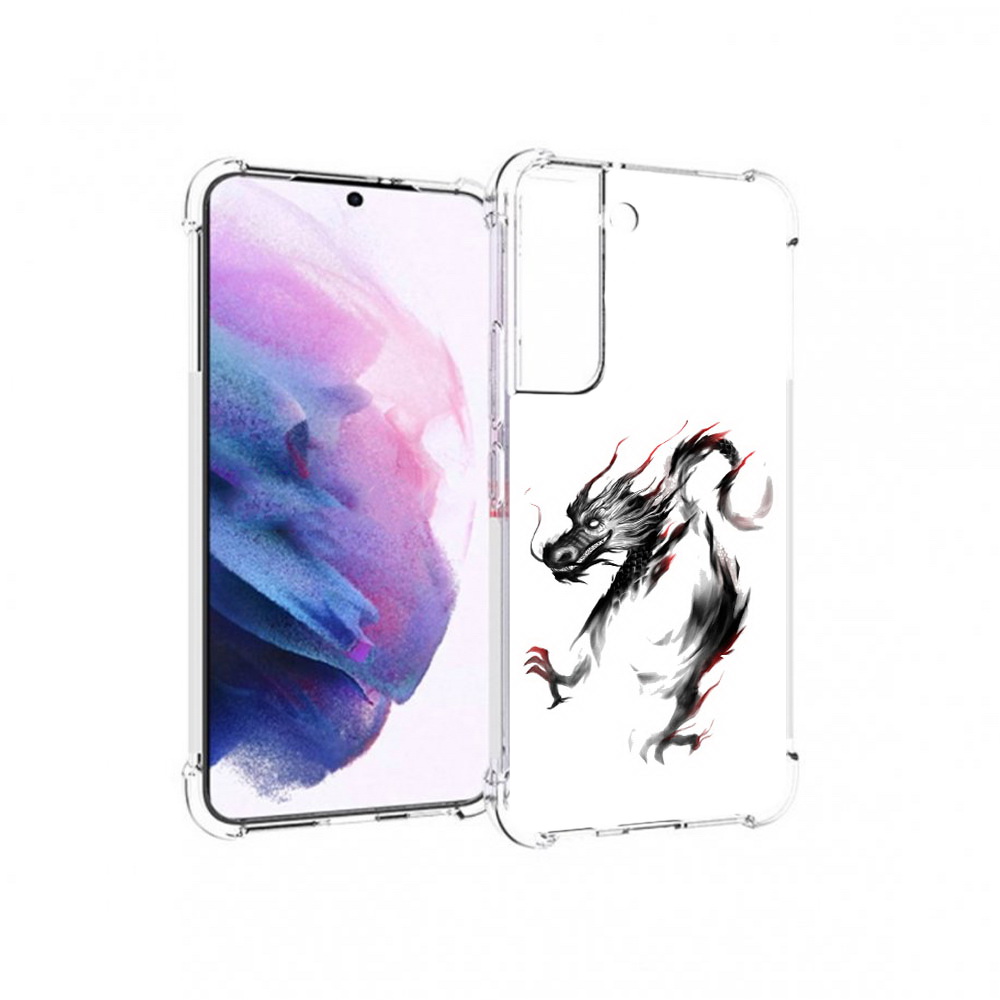 

Чехол MyPads Tocco для Samsung Galaxy S22 черный дракон (PT194926.508.690), Прозрачный, Tocco