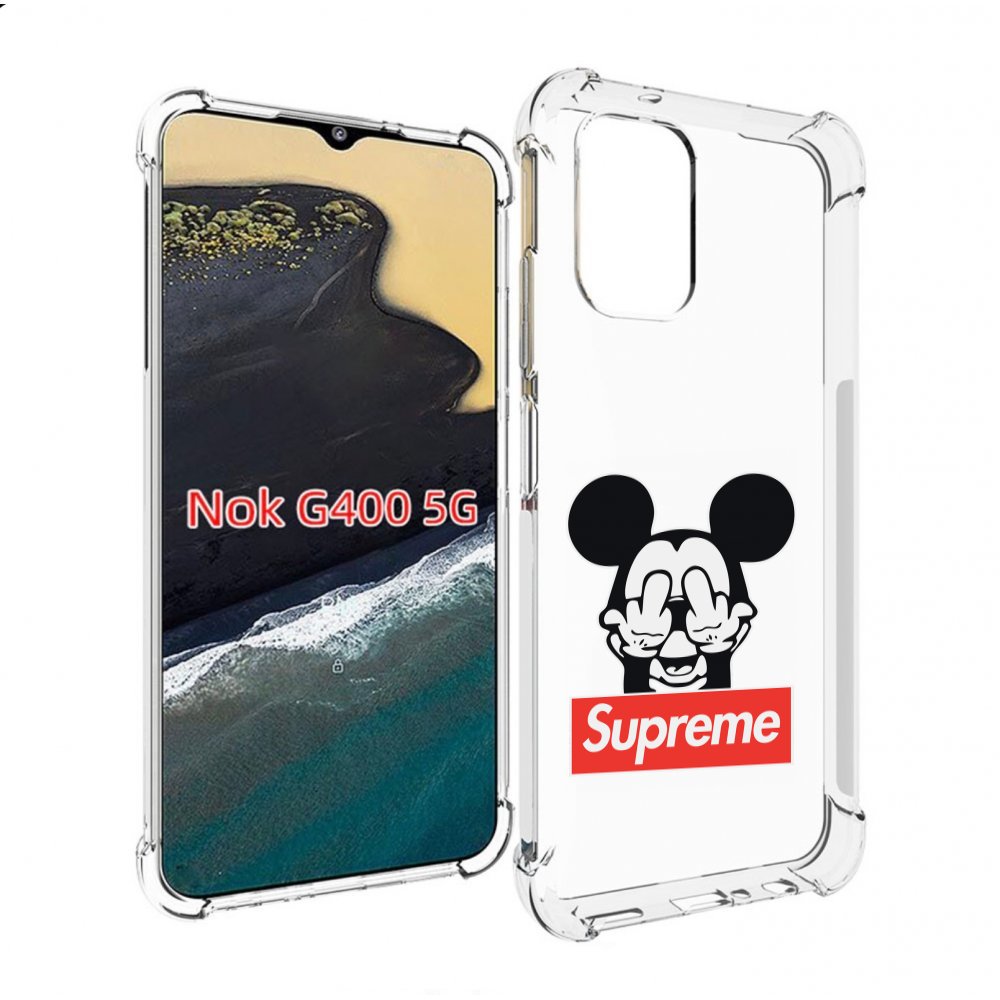 

Чехол MyPads Супримовский-Микки-маус для Nokia G400 5G, Прозрачный, Tocco