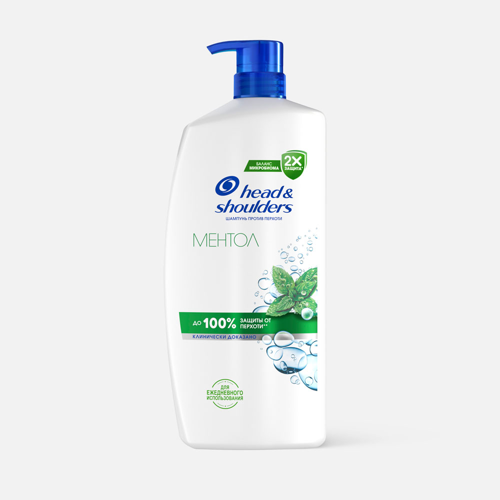 

Шампунь Head & Shoulders для волос, от перхоти, с ментолом, 1 л