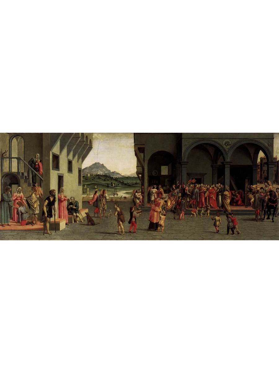 

Постер DRABS A3 Джулиано Буджардини Scenes from the Story of Tobias 1