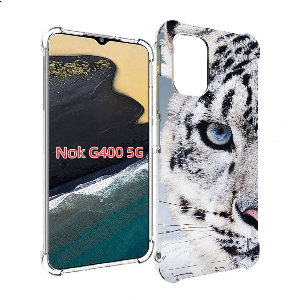 

Чехол MyPads Снежный-барс для Nokia G400 5G, Прозрачный, Tocco