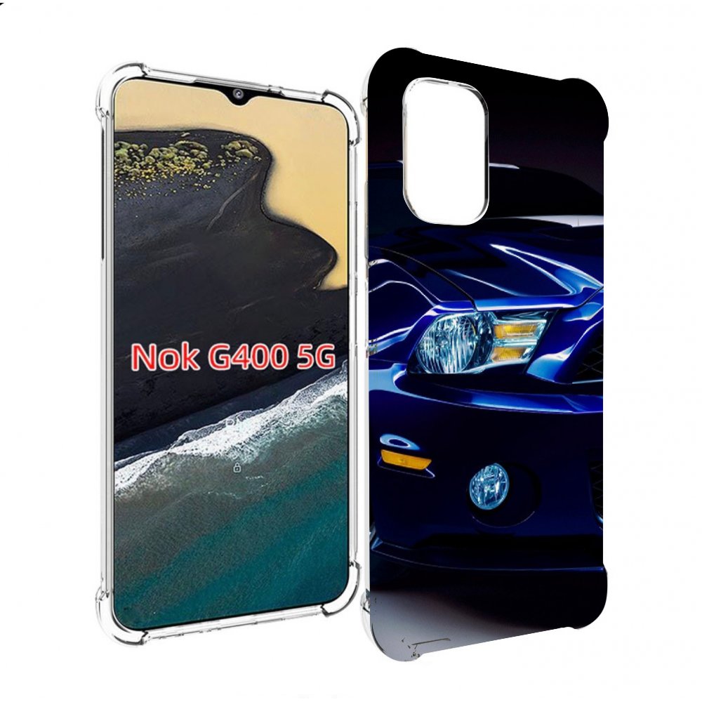

Чехол MyPads Синяя-машина для Nokia G400 5G, Прозрачный, Tocco