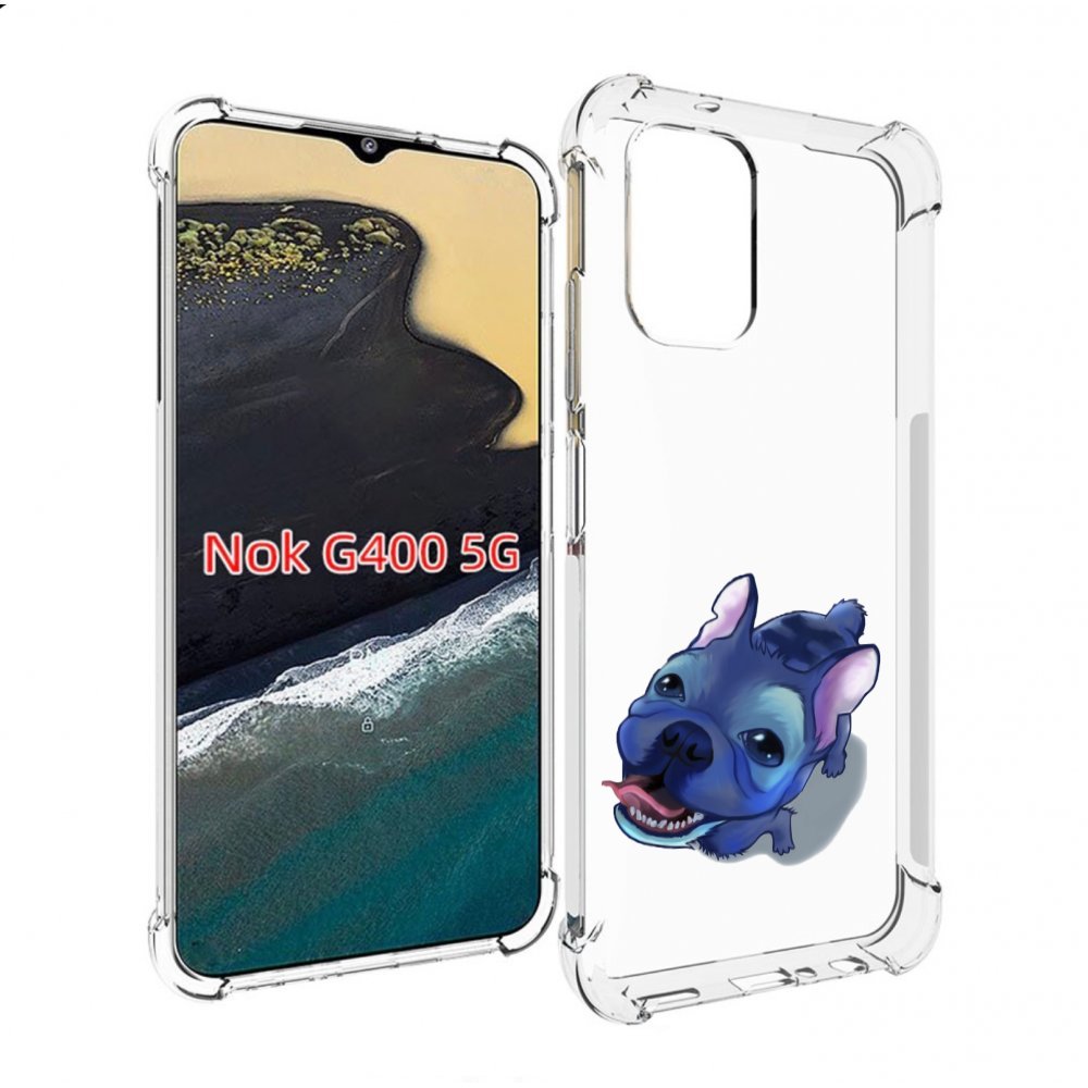 

Чехол MyPads Синий Пес для Nokia G400 5G, Прозрачный, Tocco