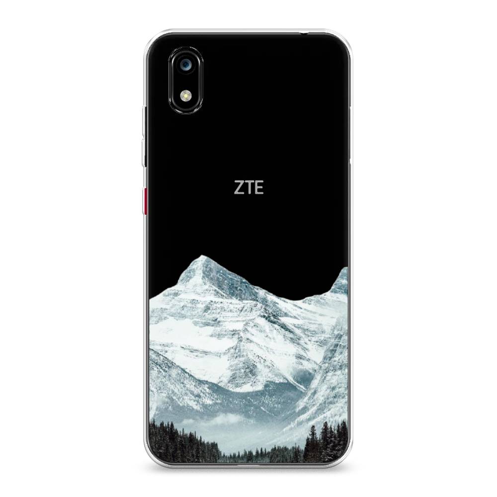 

Чехол на ZTE Blade A7 2019 "Горы арт 1", Белый;зеленый, 133150-2