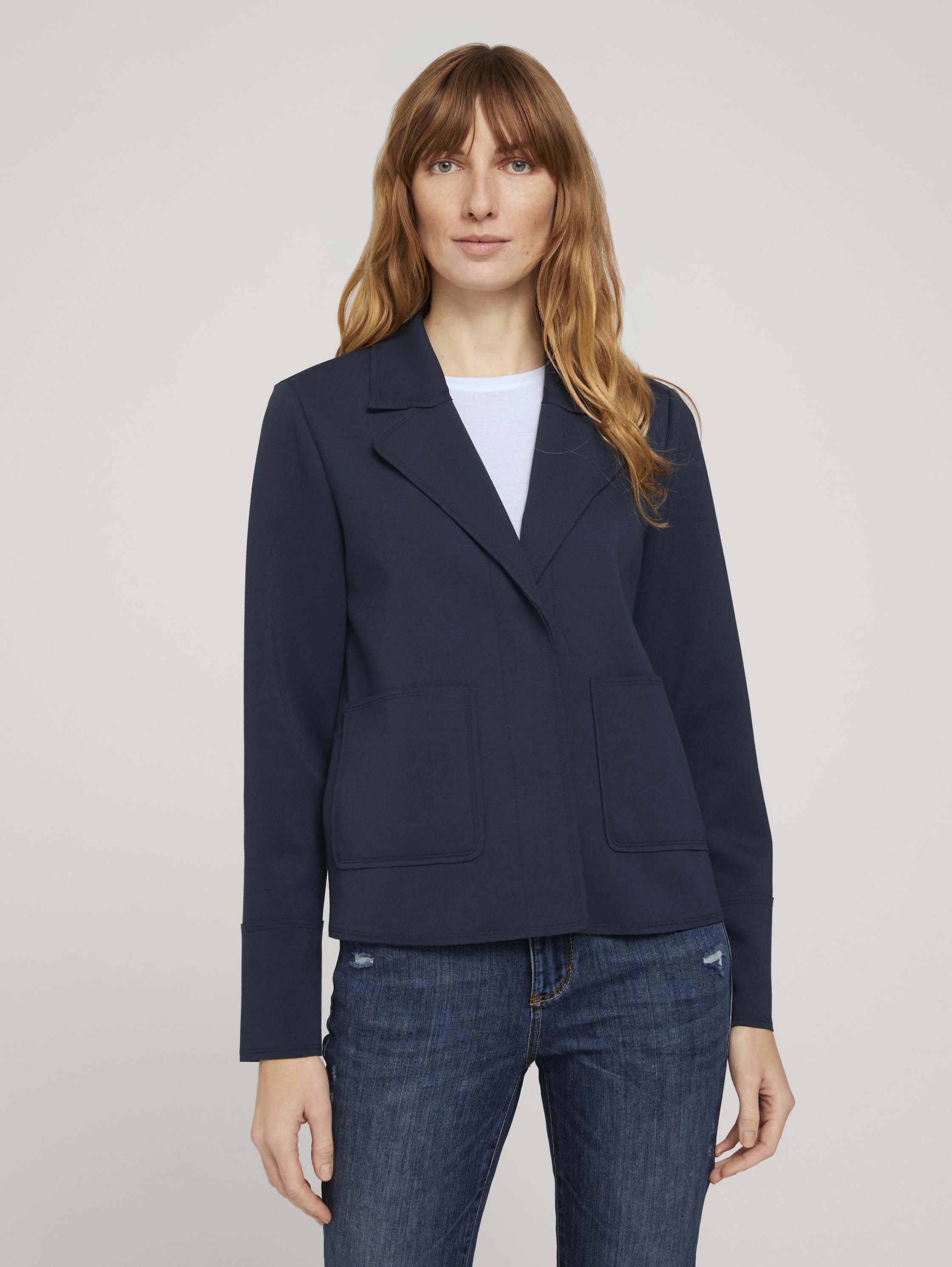 

Жакет женский TOM TAILOR 1024711 синий L, 1024711