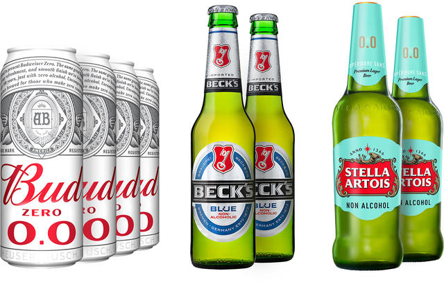 фото Набор безалкогольного пива сет мировые лагеры bud 4шт, stella artois 2шт, becks 2шт anheuser-busch inbev