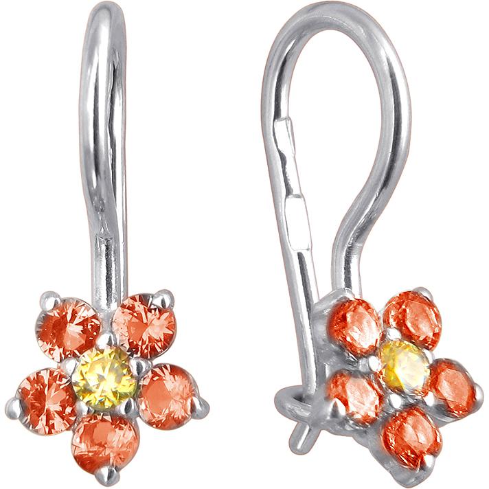 

Серьги женские из серебра Эстет 01С256165-5, фианит