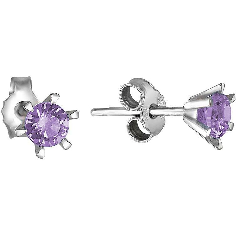 

Серьги-пусеты из серебра Эстет 01С255239-6, фианит, 01С255239-6