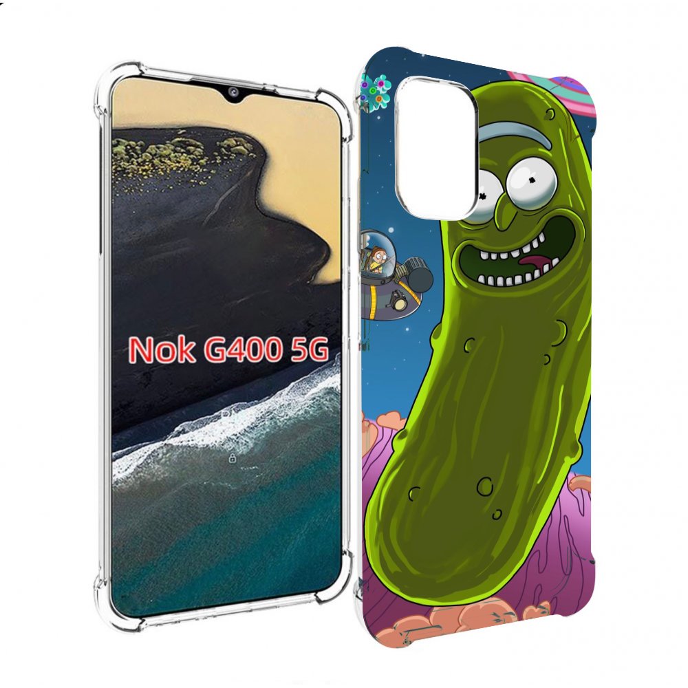 

Чехол MyPads Рик огурец для Nokia G400 5G, Прозрачный, Tocco