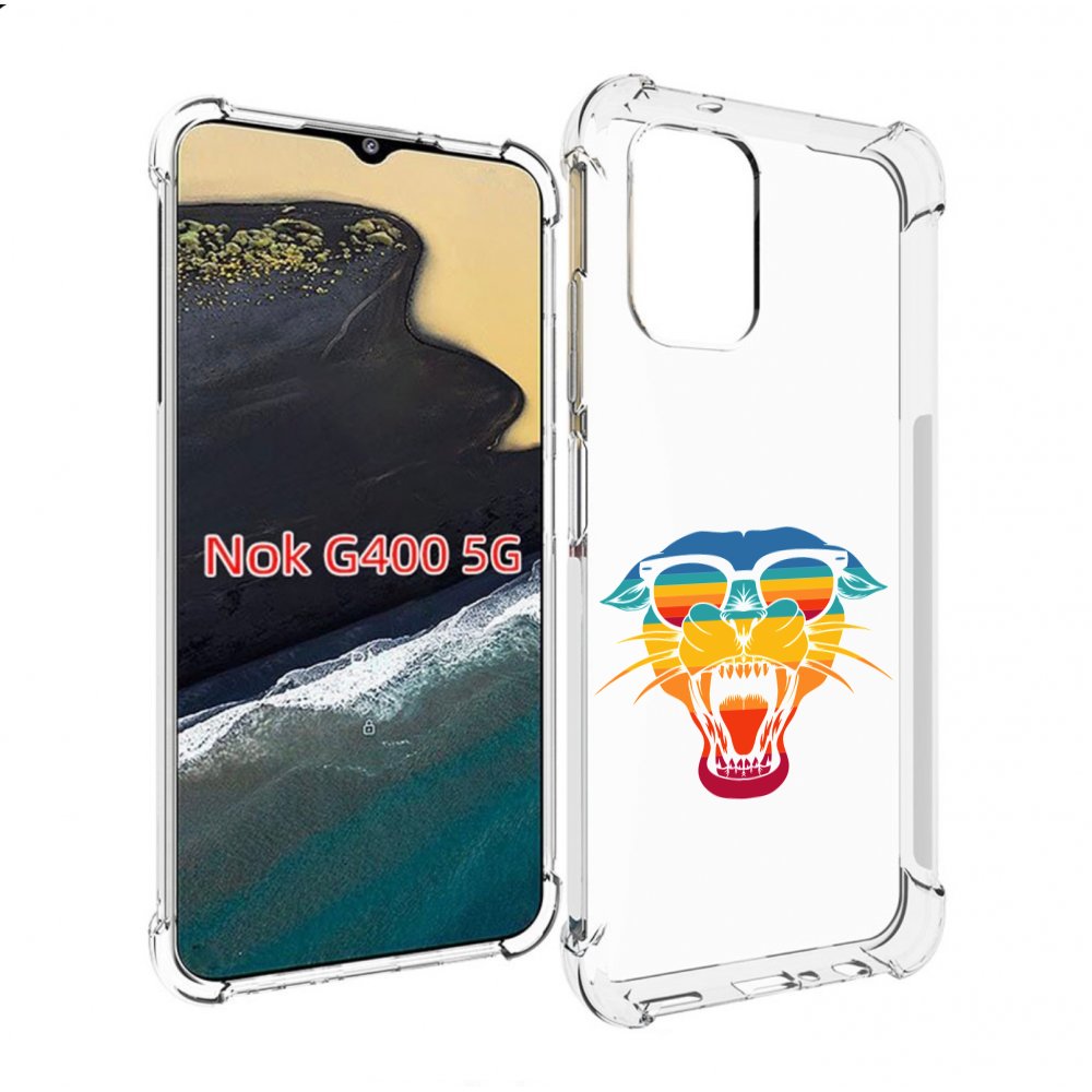

Чехол MyPads Радужная-пантера для Nokia G400 5G, Прозрачный, Tocco