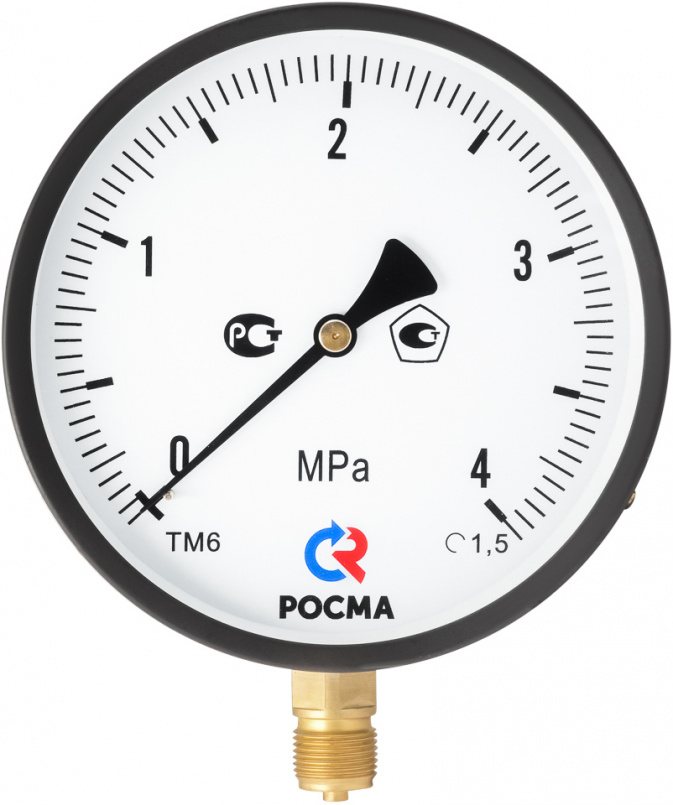 

Манометр Росма ТМ-610 D-150 0,6 МПа радиальный G-1/2