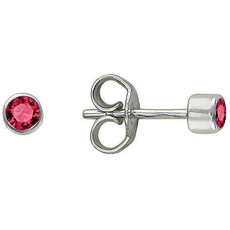 

Серьги-пусеты из серебра Эстет 01С252289-3, корунд, 01С252289-3
