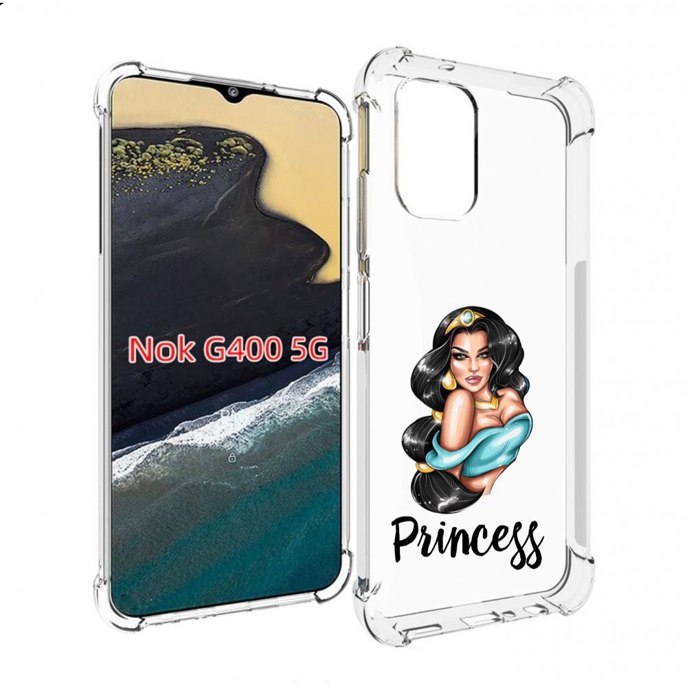 

Чехол MyPads Принцесса-Жасмин женский для Nokia G400 5G, Прозрачный, Tocco