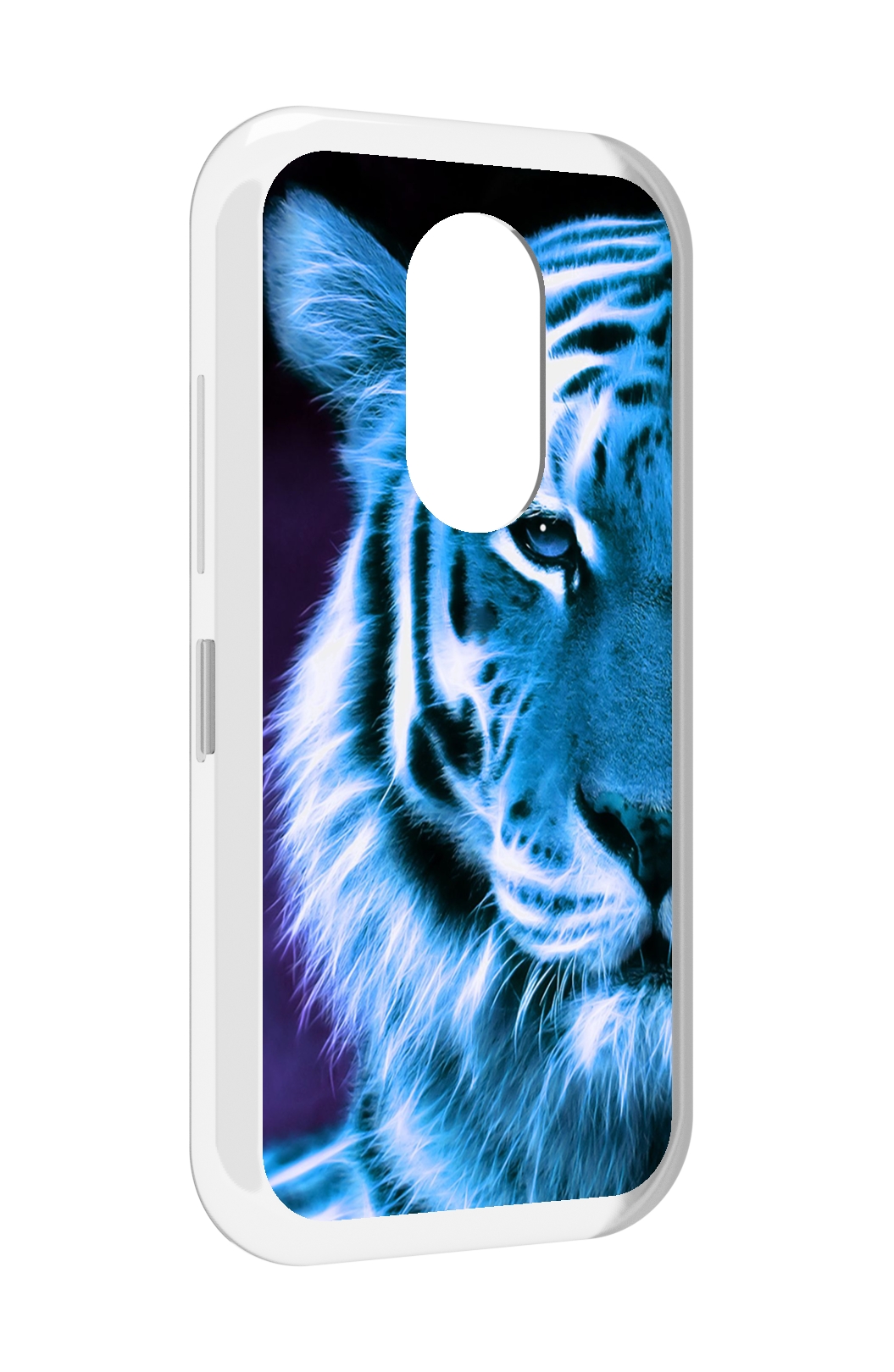 

Чехол MyPads Половина-тигра мужской для Doogee S61 / S61 Pro, Прозрачный, Tocco