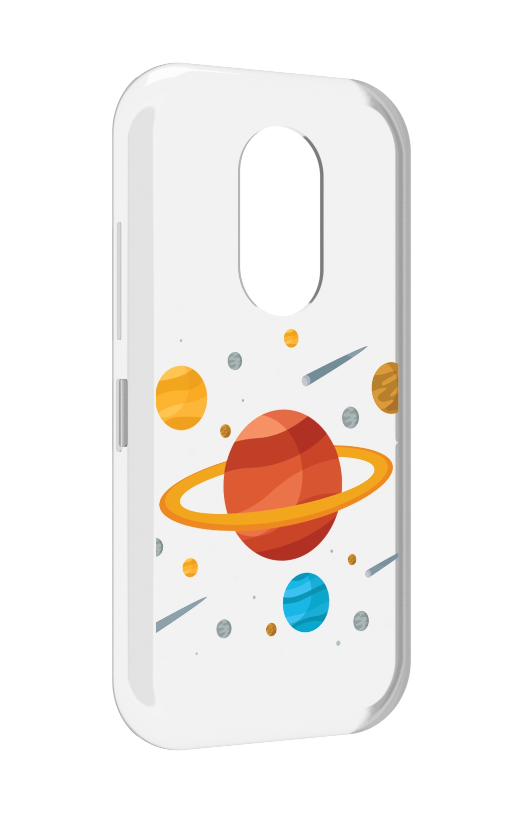 

Чехол MyPads Планета-Сатурн для Doogee S61 / S61 Pro, Прозрачный, Tocco