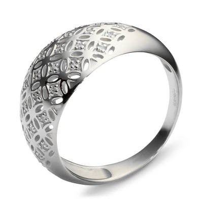 

Кольцо из серебра р. , Эстет 01К155435, фианит, 01К155435