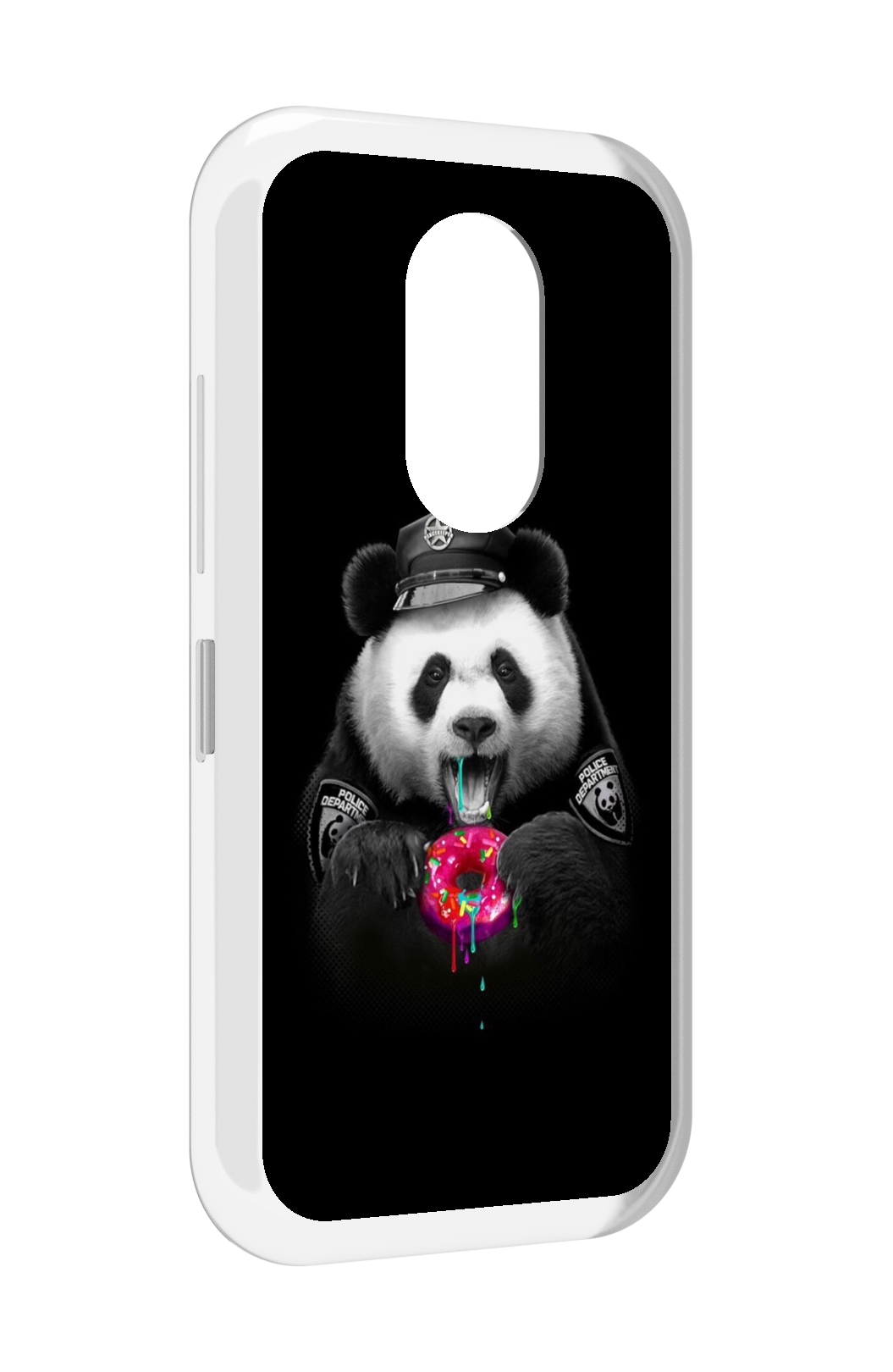 

Чехол MyPads Панда-с-пончиком для Doogee S61 / S61 Pro, Прозрачный, Tocco