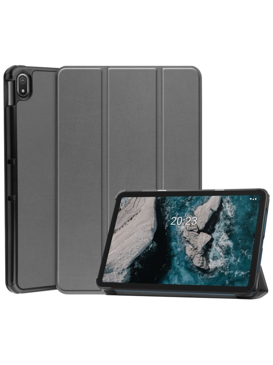 

Brodef TriFold чехол книжка для Nokia T20 Синий