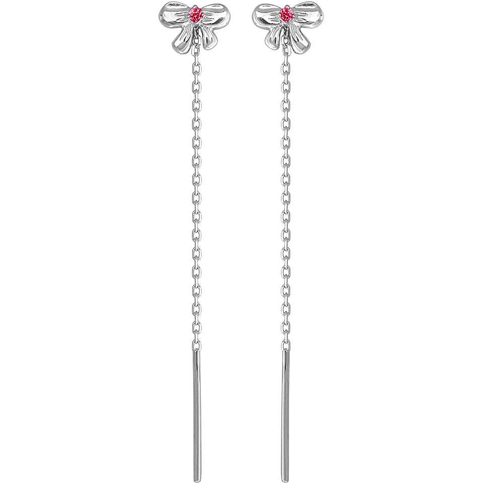

Серьги женские из серебра Эстет 01С257246-2, корунд, 01С257246-2