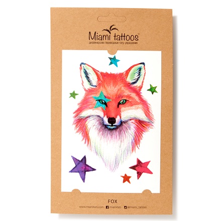 

Переводные татуировки Miami Tattoos Fox