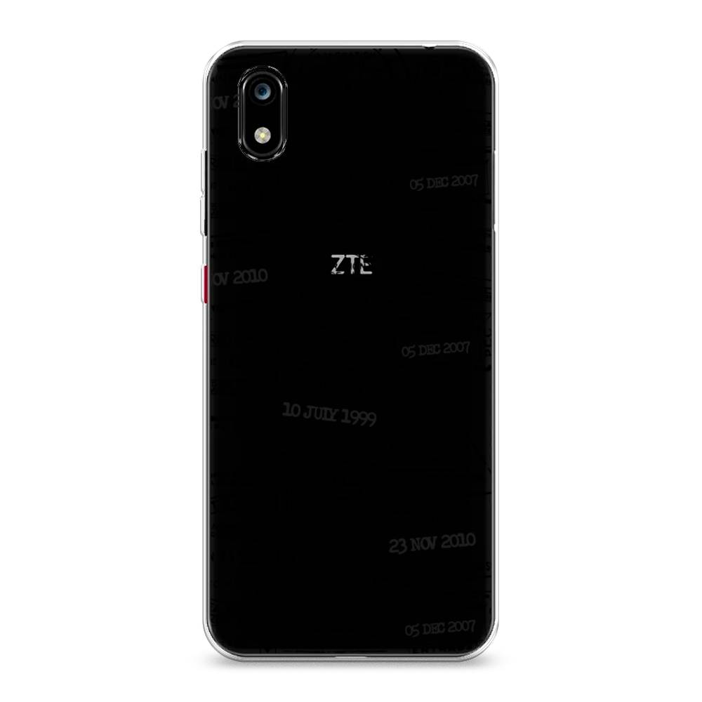 

Чехол на ZTE Blade A7 2019 "Visa stamps 2", Белый;черный;серый, 133150-2