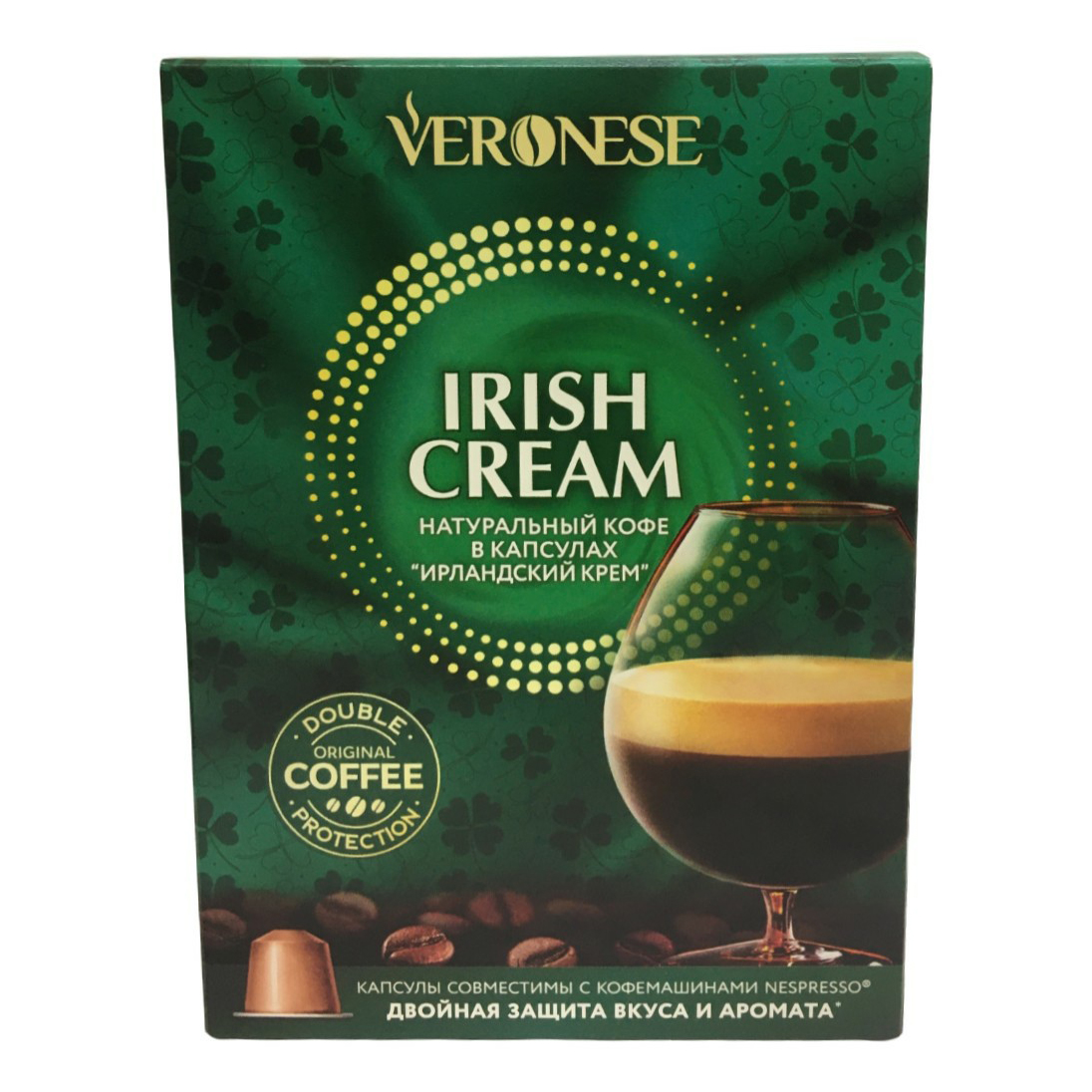 Кофе Veronese Irish cream в капсулах 5 г х 10 шт