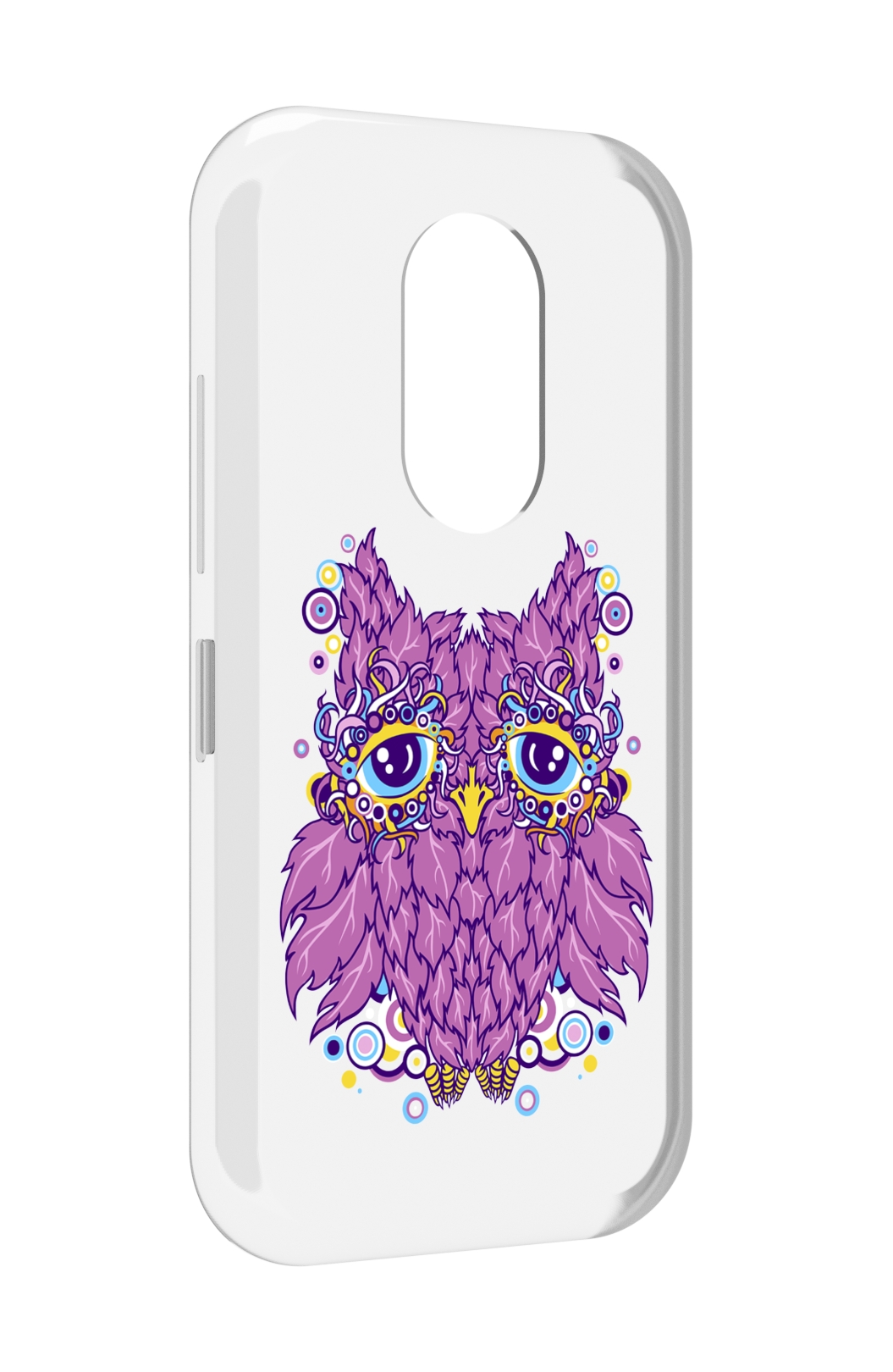

Чехол MyPads Розовая сова для Doogee S61 / S61 Pro, Прозрачный, Tocco
