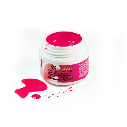 

Цветной гель In'Garden Color gel 25 Розовый неон