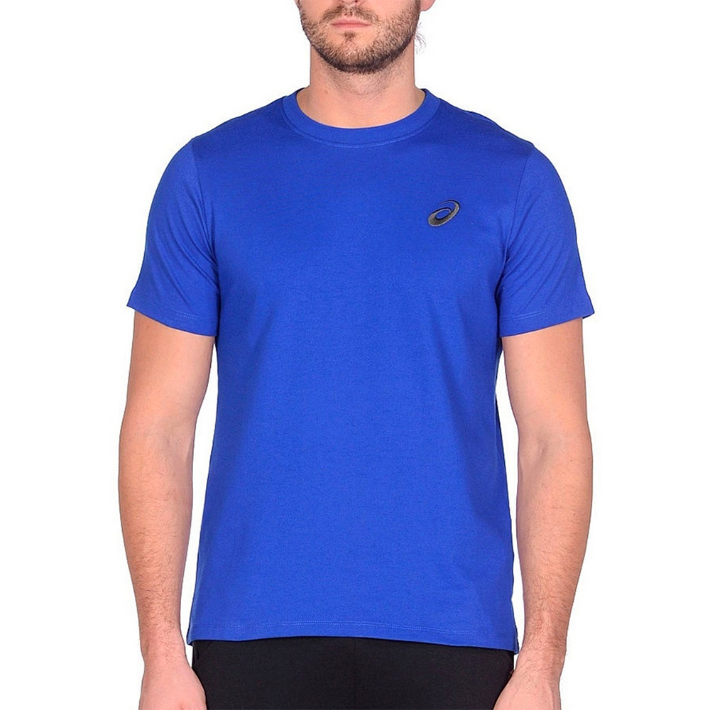 фото Футболка мужская asics small chest logo tee asics синяя s