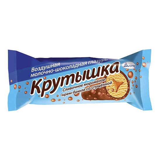 

Мороженое сливочное Крутышка крем-брюле со сгущенкой СЗМЖ 90 г