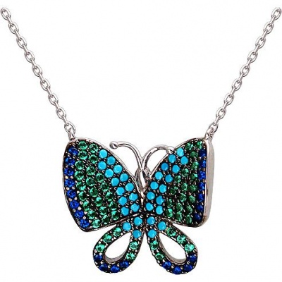 

Колье из серебра с фианитом 40 см Эстет 01Л251429-2, 01Л251429-2