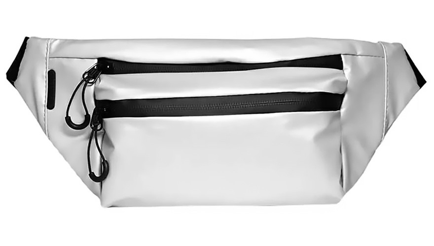 фото Сумка на пояс xiaomi freetie multifunctional sports leisure waist bag silver (м51013)