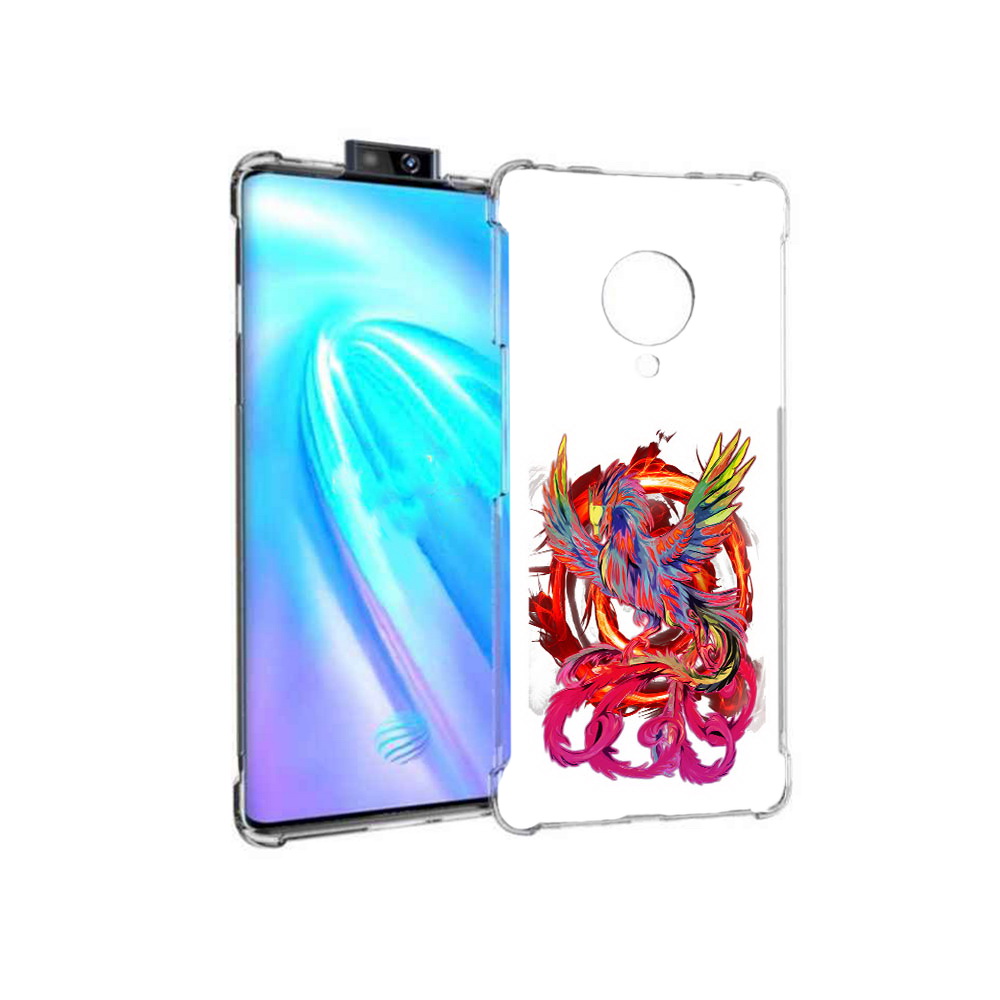 

Чехол MyPads Tocco для Vivo NEX 3 красочный феникс (PT136035.381.414), Прозрачный, Tocco