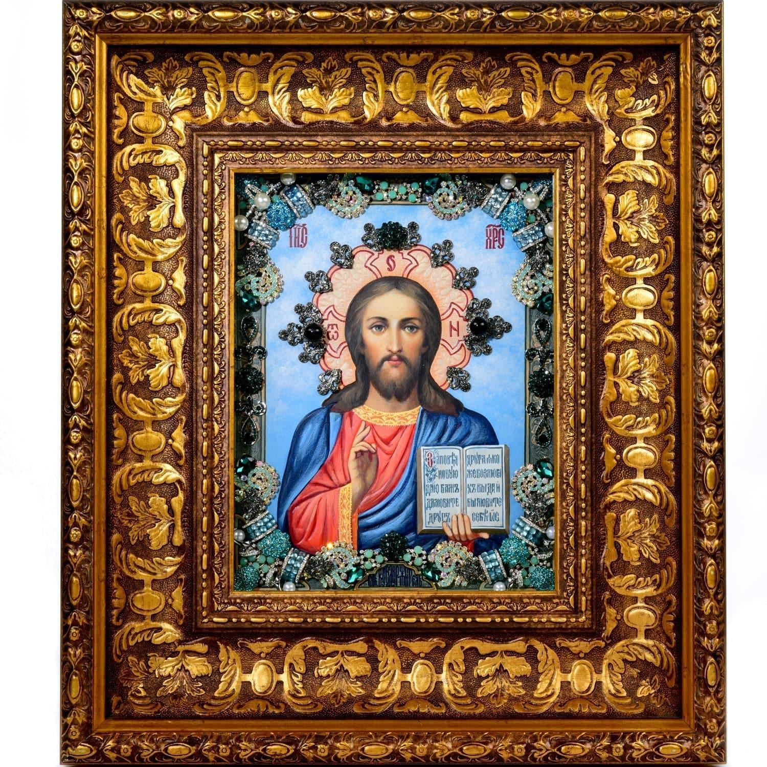 

Икона "Спас Вседержитель" 39 х 44,5 см