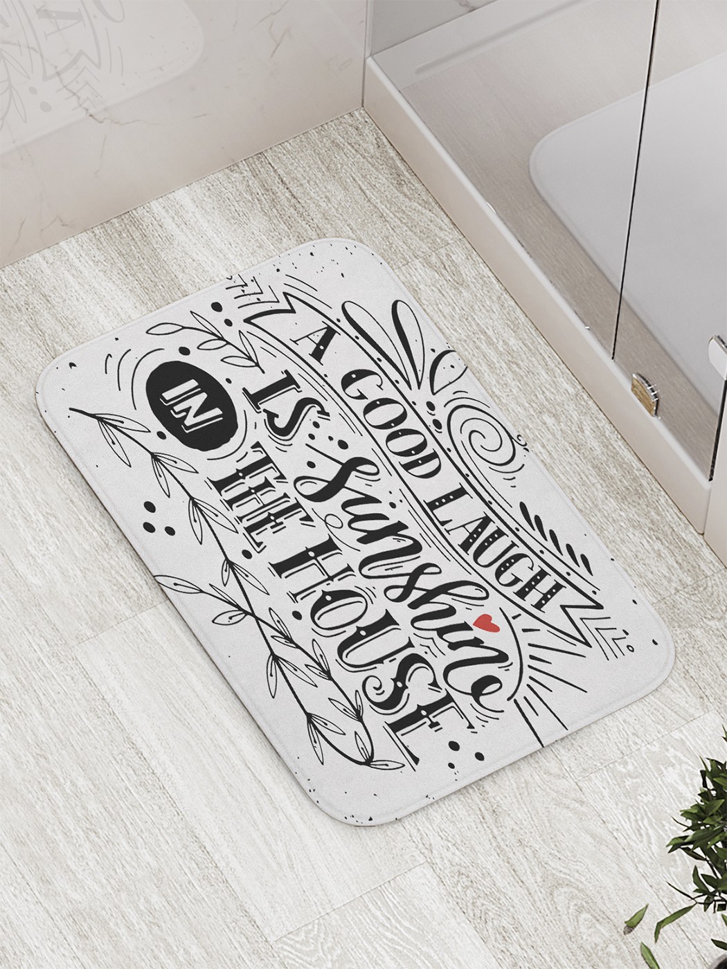 

bath_61644 Коврик противоскользящий для ванной, сауны, бассейна, 77х52 см