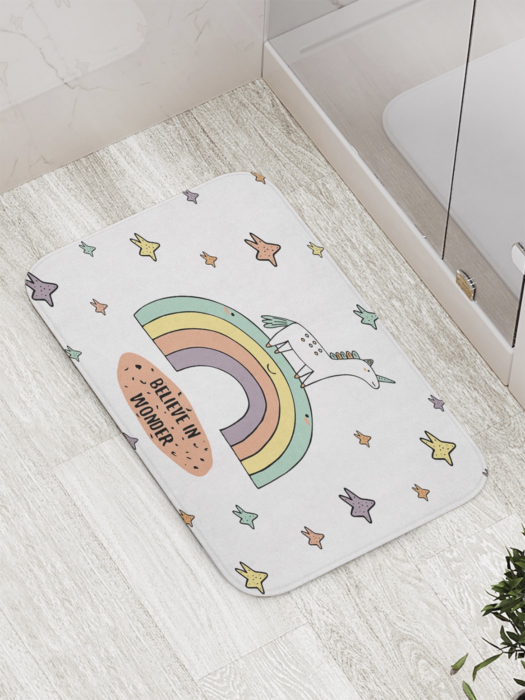 

bath_61631 Коврик противоскользящий для ванной, сауны, бассейна, 77х52 см